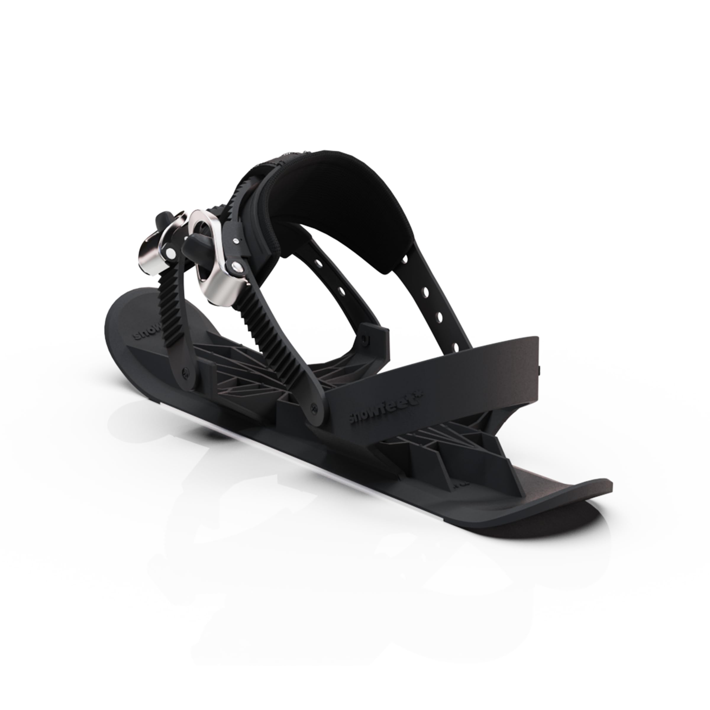 Snowfeet Pro – Mini Patins de Ski Courts pour la Neige | Skis pour Chaussures d'hiver | Patins à Neige Courts | Le véritable Original