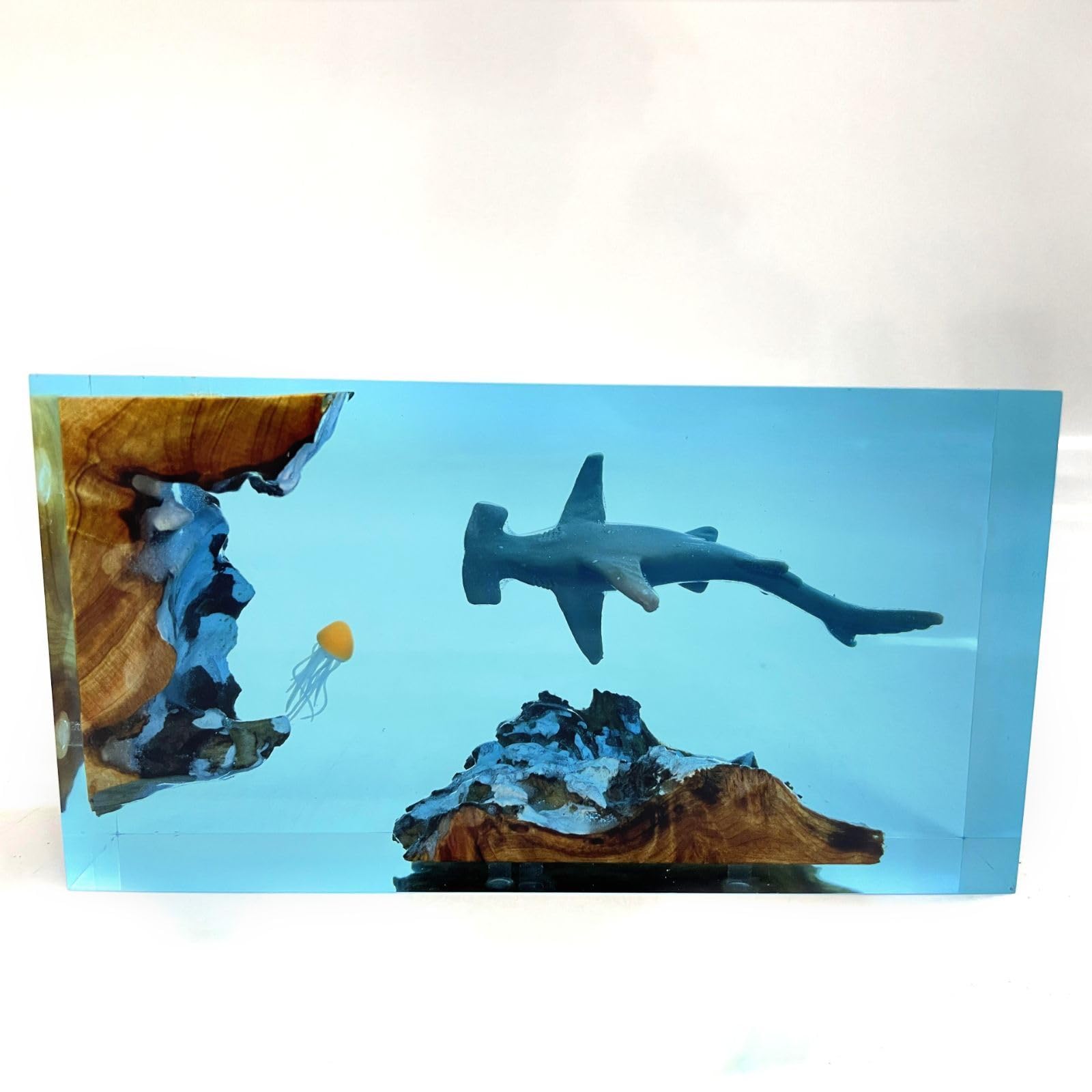 Amazon.co.jp: [Rebirth]レジンランプ サメ＆クラゲ ハンドメイド