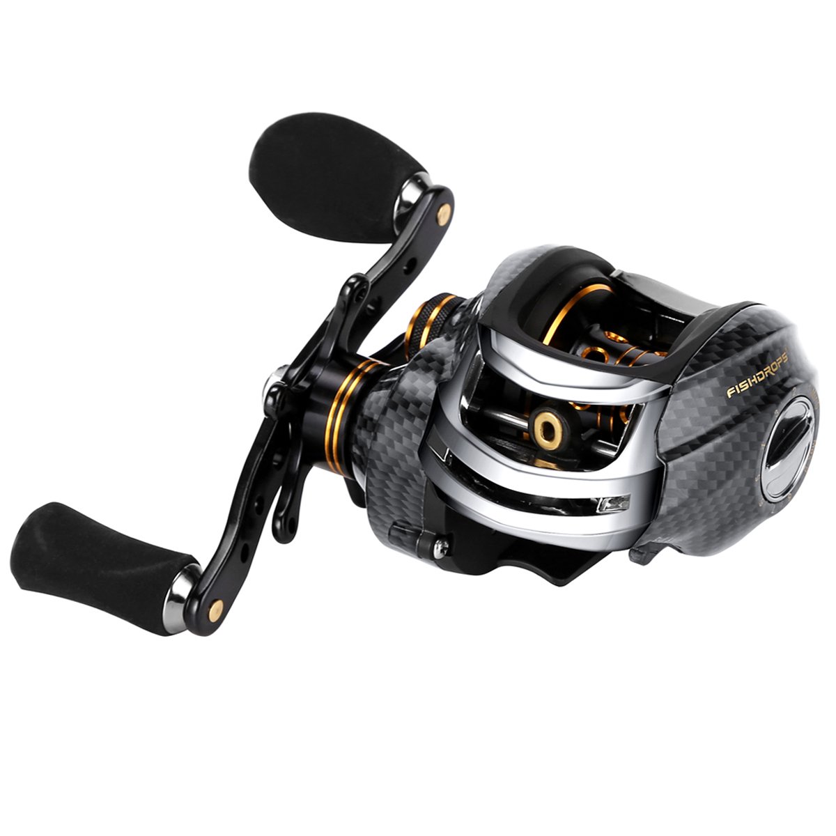Korean Technology LB200 Baitcasting Reel 18 Ball Bearings Carp Fishing Gear Left Right Hand Bait Casting Fishing low-profile (Right Hand)