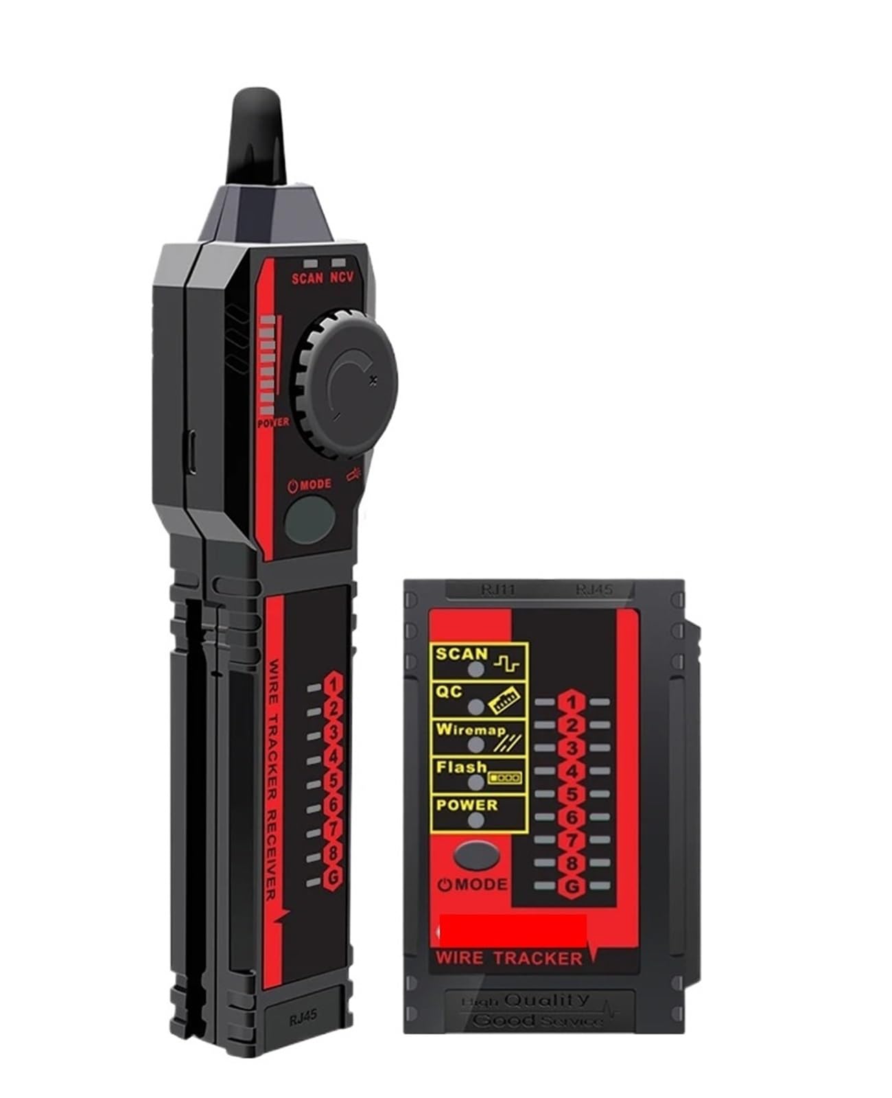 Netzwerkkabeltester, Netzwerkkabeltester, POE RJ45/RJ11 3 Km, Digitale Verfolgung Von Querkurzschlüssen, Kristall-Port-Inspektion,für Netzwerkkabel
