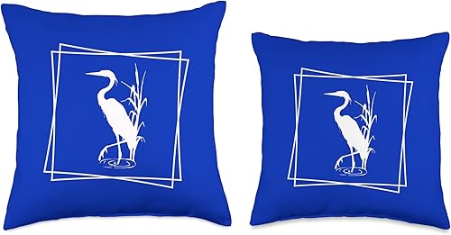 Miniatura 3 de Pelican Bird Swan Natural Reeds Water Animal Egg Throw Pillow, 18x18, Multicolor