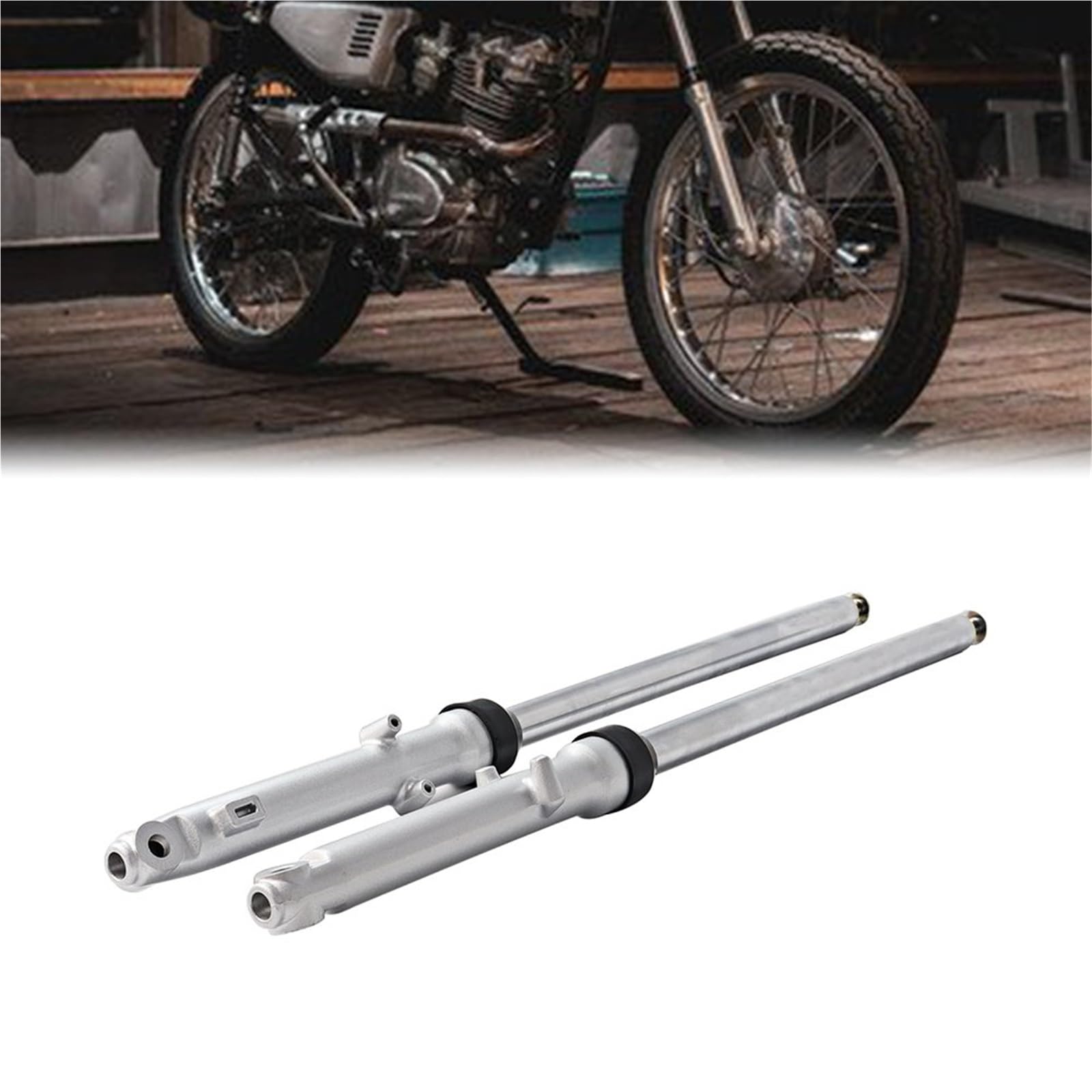Accessori assorbitori Ammortizzatore Olio Forcella Anteriore Da 27 Pollici Per Moto Pista Di Ricambio Per Honda CG125 CT90 CT110