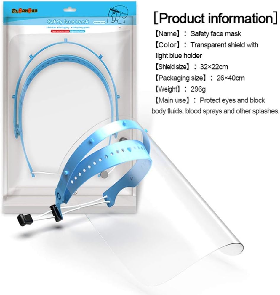All-Purpose Face Shield Transparent Protective Mask Anti-Saliva Protective Hat