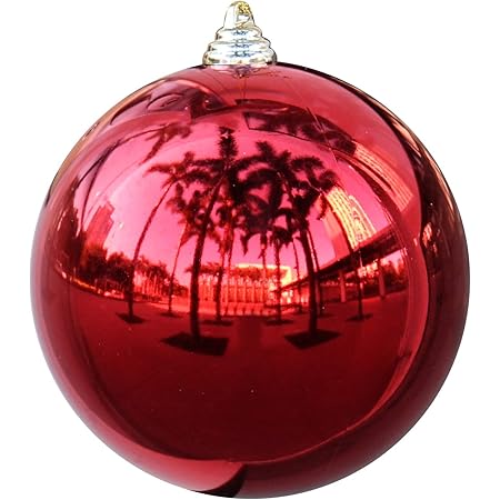 10 Inch Christmas By Krebs Kbx40516 Shatterproof Christmas Ball Ornament Looking Glass Seasonal Decor Kolenik Ornaments 10 Inch Shatterproof Christmas Ornaments