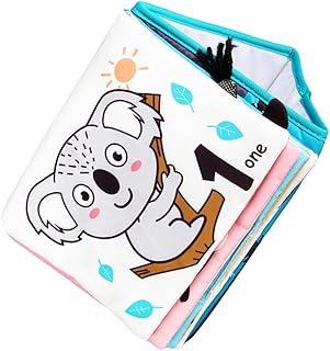 Hohopeti 1Pc Livro De Educação Precoce Livros De Animais Recém-Nascidos Livros Educativos Livros De Cauda Crinkle Livros De Bebê Brinquedos Crianças Brinquedo Livro De Crianças Brinquedo