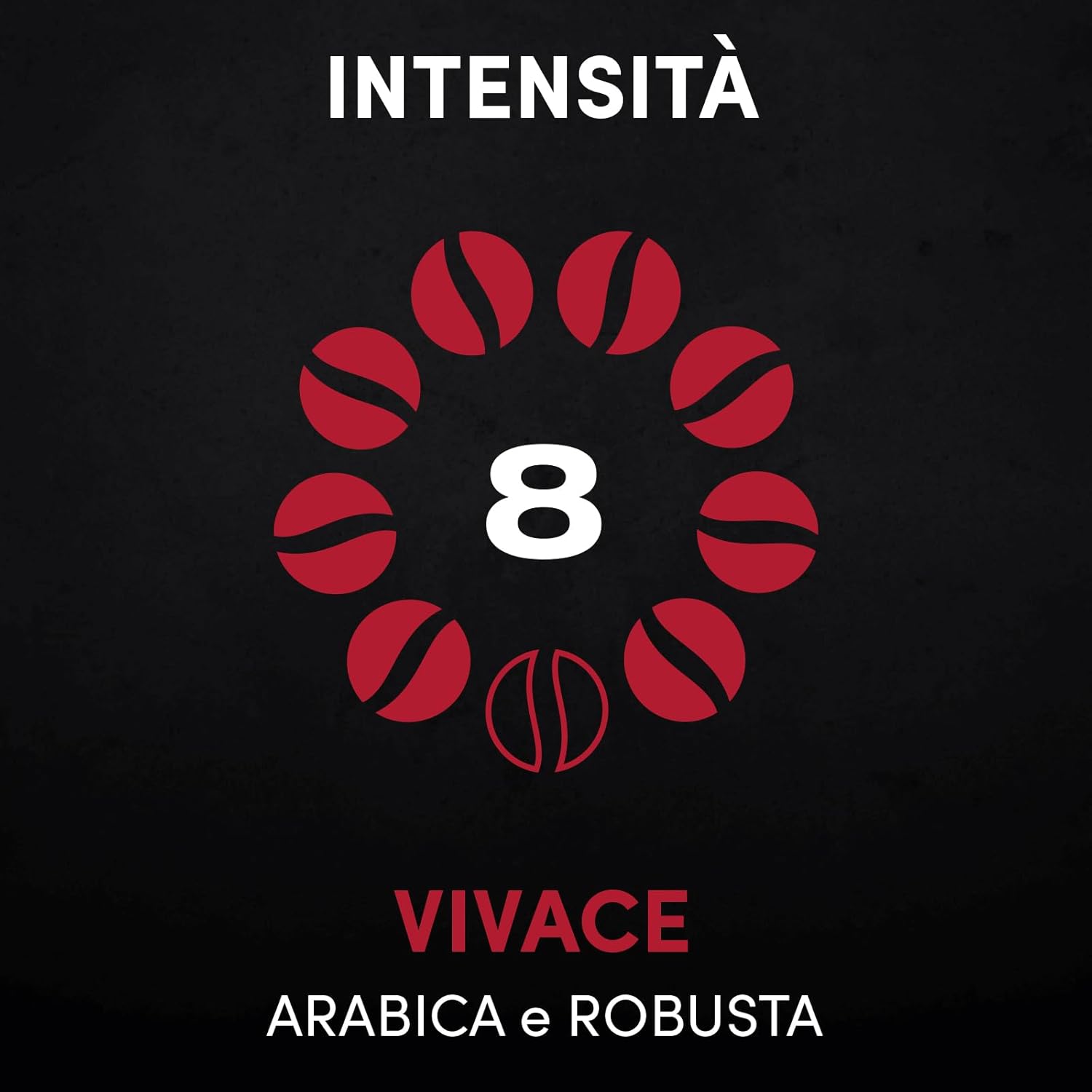 Pellini Vivace 100 Capsule in Alluminio Compatibili Nespresso, Miscela di Caffè Arabica e Robusta dal Gusto Corposo e Intenso con Note di Cacao e Pan Pepato, 10 Confezioni da 10 Capsule - Immagine 3