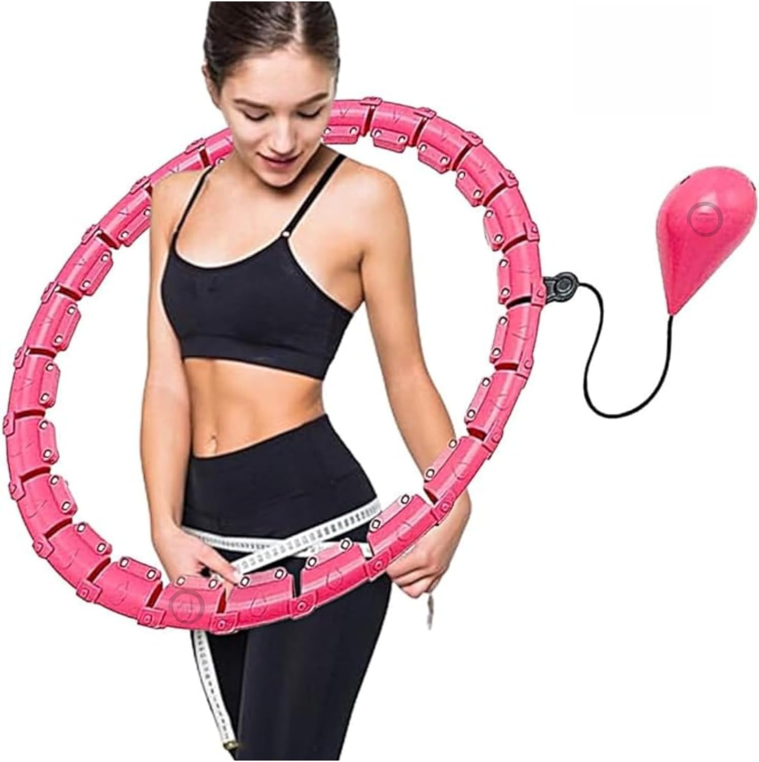 YAADGAR Weighted Smart Hula Hoop with Auto-Spinning Hoop Detachable Knots Adjustable Weight Auto-Spinning Ball Abdomen Fitness Weight Loss Massage for Adults and Kids Exercising (Multicolor) (B0D63B1XNY) Amazon Price History, Amazon Price Tracker