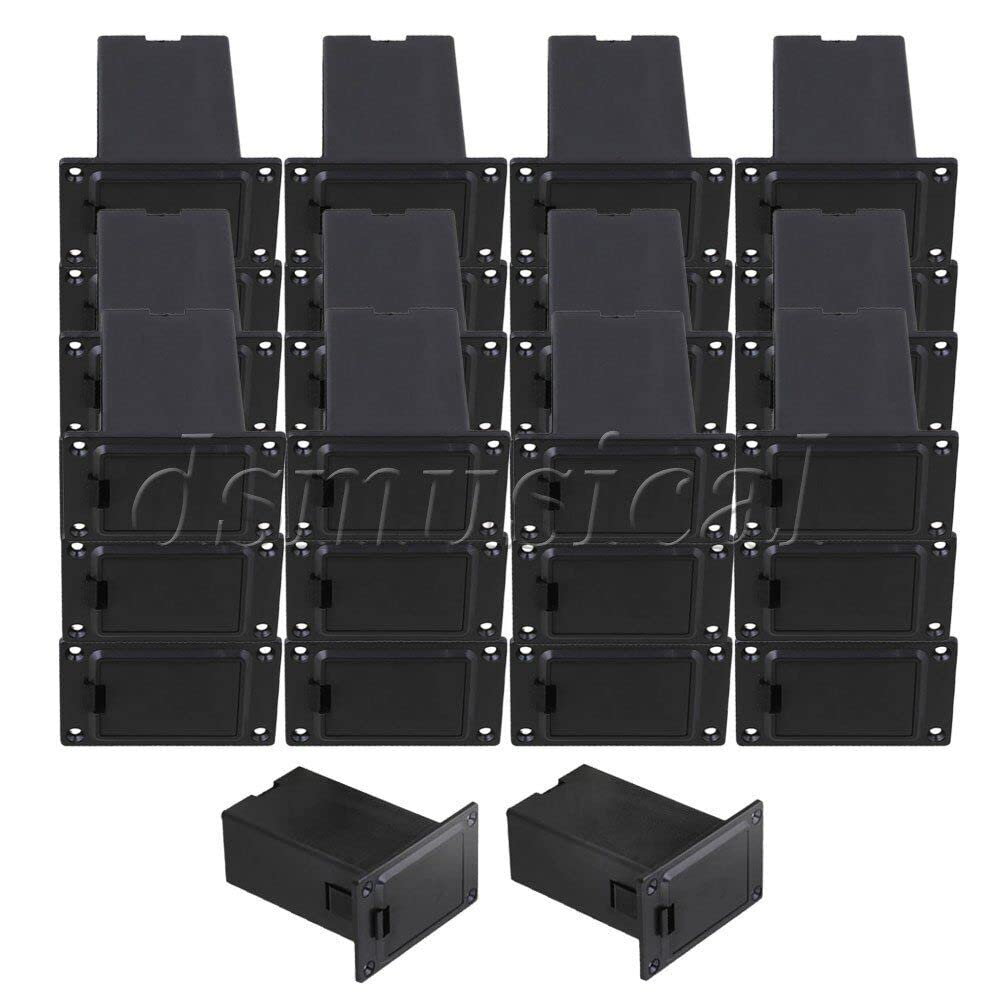 25PCS ABS 9V Power Holder/Case/Box Compartment Cover Case Guitar&Bass Pick Up