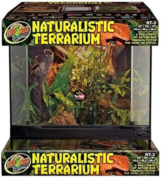 Zoo Med Laboratories SZMNT3 Naturalistic Terrarium, Large (18" X 18" X 18")