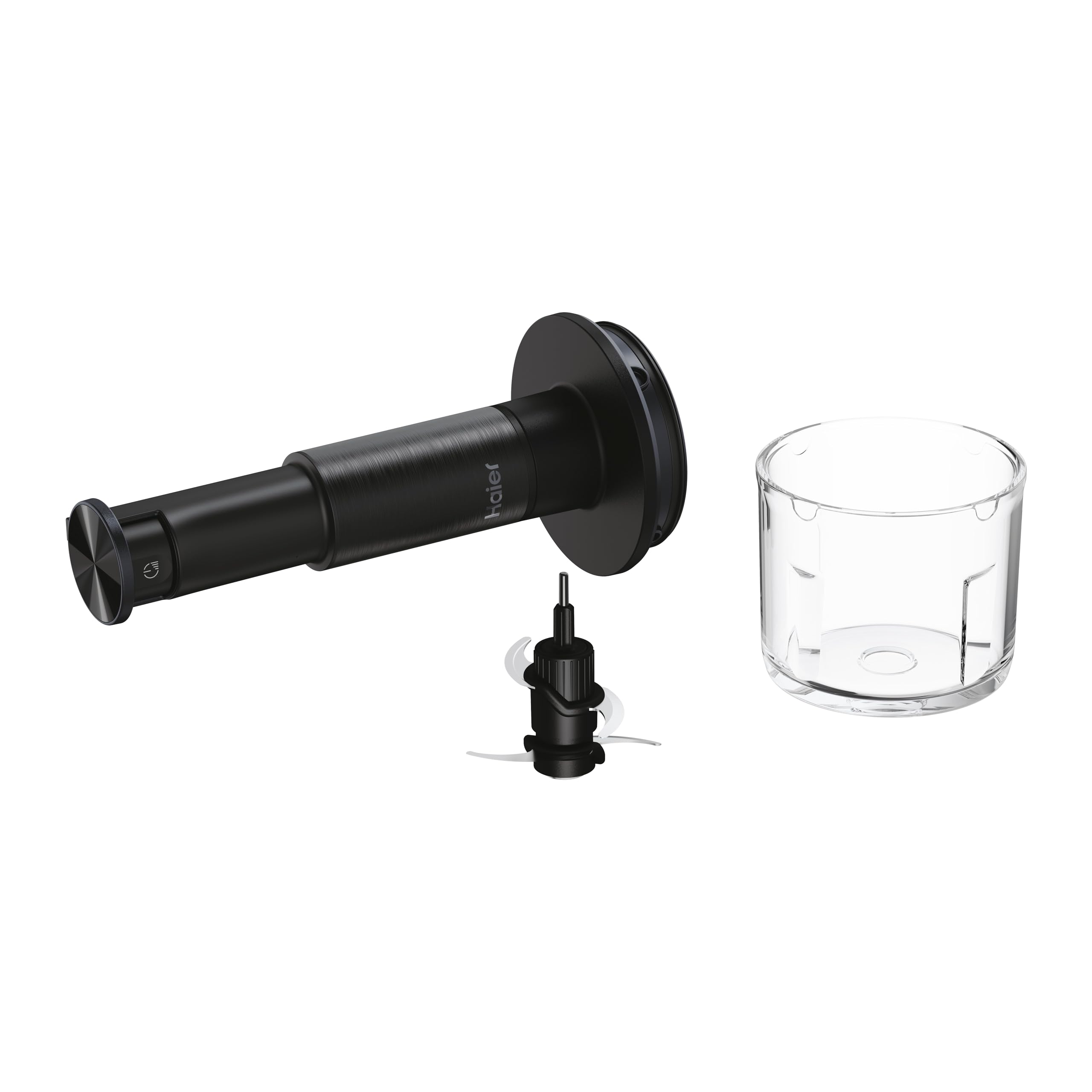 Haier Chopper Jug for Series 5 Hand Blender, Glass Container, Stainless Steel Support Pin, Dishwasher Safe - Image 3
