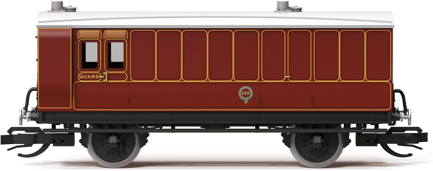 Hornby TT TT4058 LB&SCR 4 Wheel Coach 3rd Class Brake Baggage