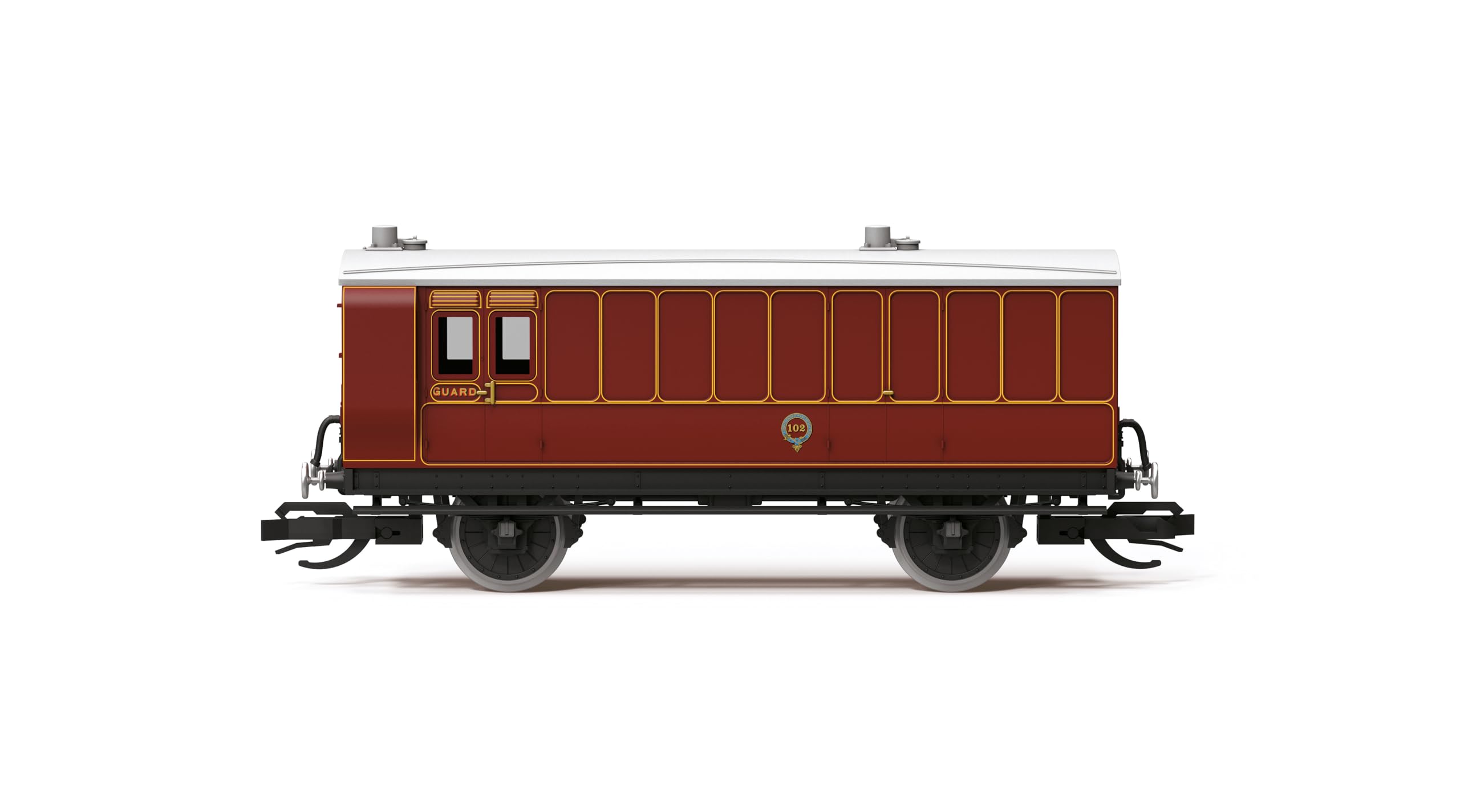 Hornby TT TT4058 LB&SCR 4 Wheel Coach 3rd Class Brake Baggage