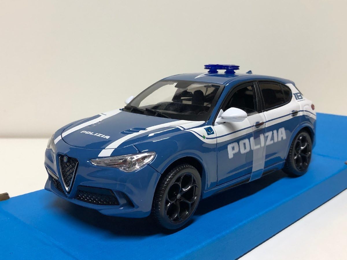 Amazon | burago 1/24 ALFA ROMEO STELVIO POLIZIA 2017 現地限定 