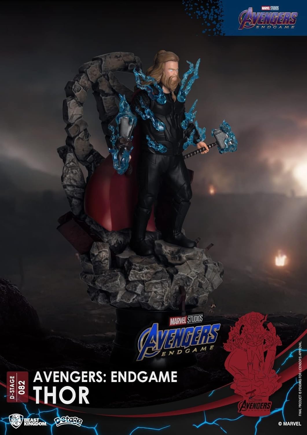 Beast Kingdom Avengers_Endgame-Thor, DS-082, Multicolore, 6 inches :  Amazon.fr: Jeux et Jouets
