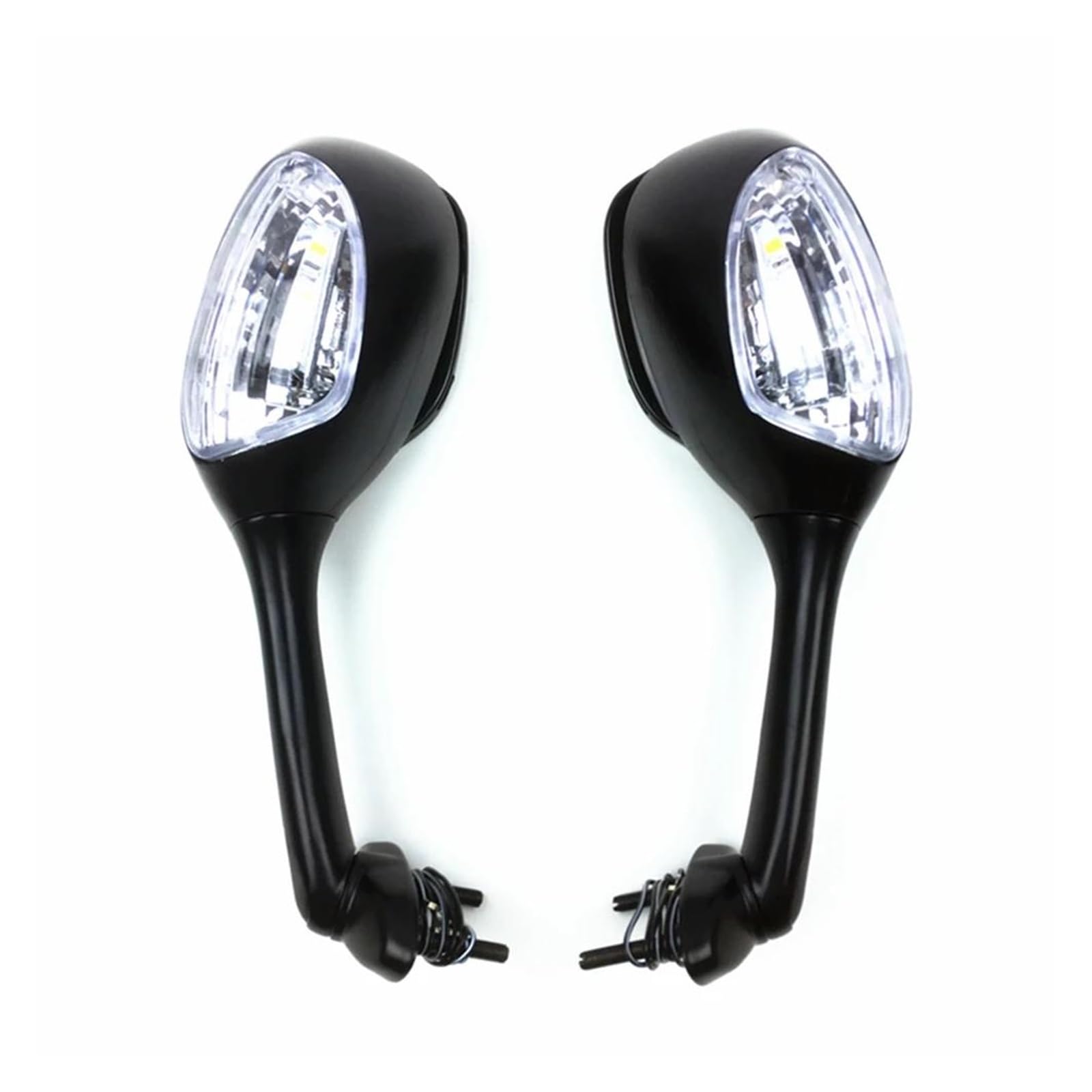 Espejos laterales motocicleta Suzuki GSXR 600 750 SV650 retrovisores negros 5