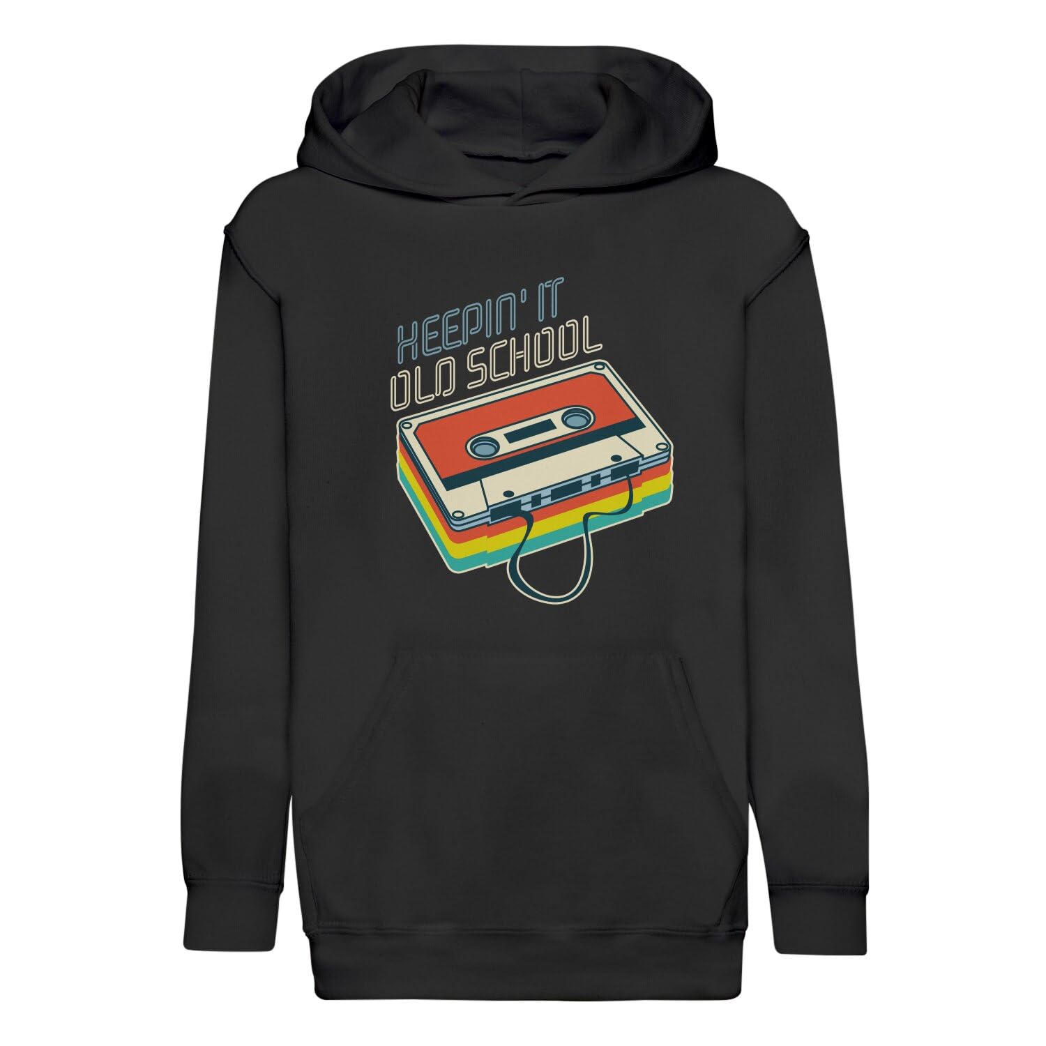 Sweat à capuche enfant Keepin It Old School pull chaud et résistant pour l'école