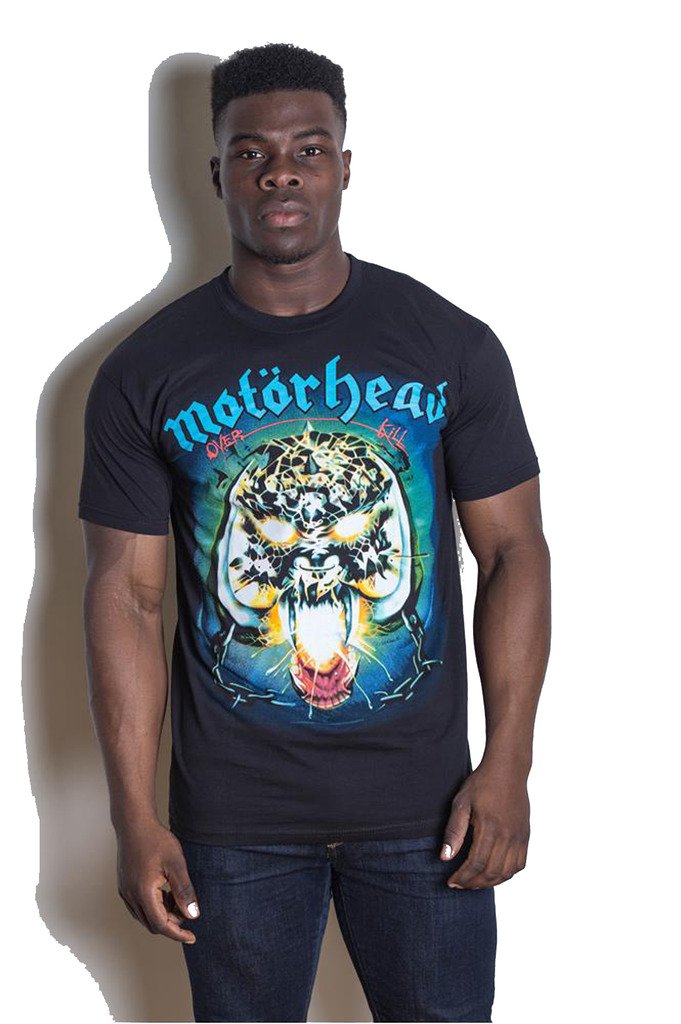 Motorhead Overkill Lemmy Kilmister Rock Official Tee T-Shirt Mens Unisex (Large)