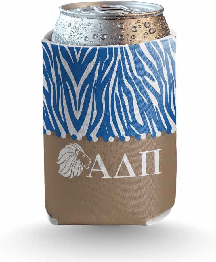 Alpha Delta Pi Can Coolers Zebra Print by VictoryStore (6)