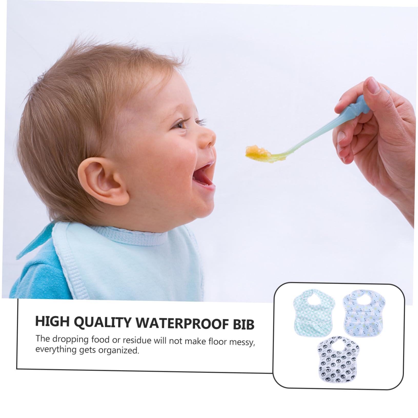 Toyvian Bavoirs Imperméables Pour Nourrissons 6 Pièces Bavoir De Repas Pour Enfants Serviette D'Alimentation Pour Bébé