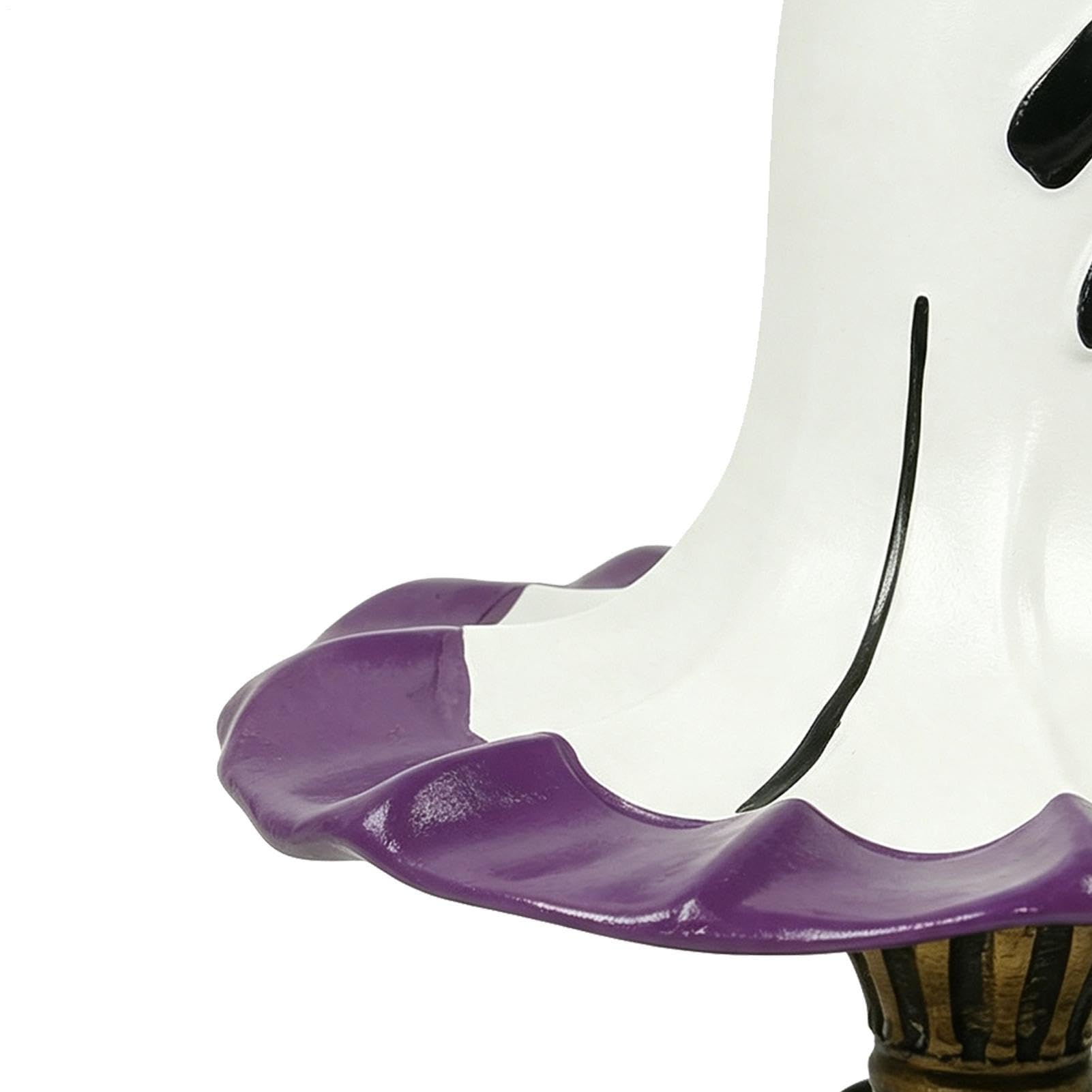 Generisch Lampada a forma di cappello fantasma in resina gotica con attacco USB | Lampada fantasma retrò di Halloween per tavolo, casa, camera da letto, soggiorno, libreria, caminetto, comodino