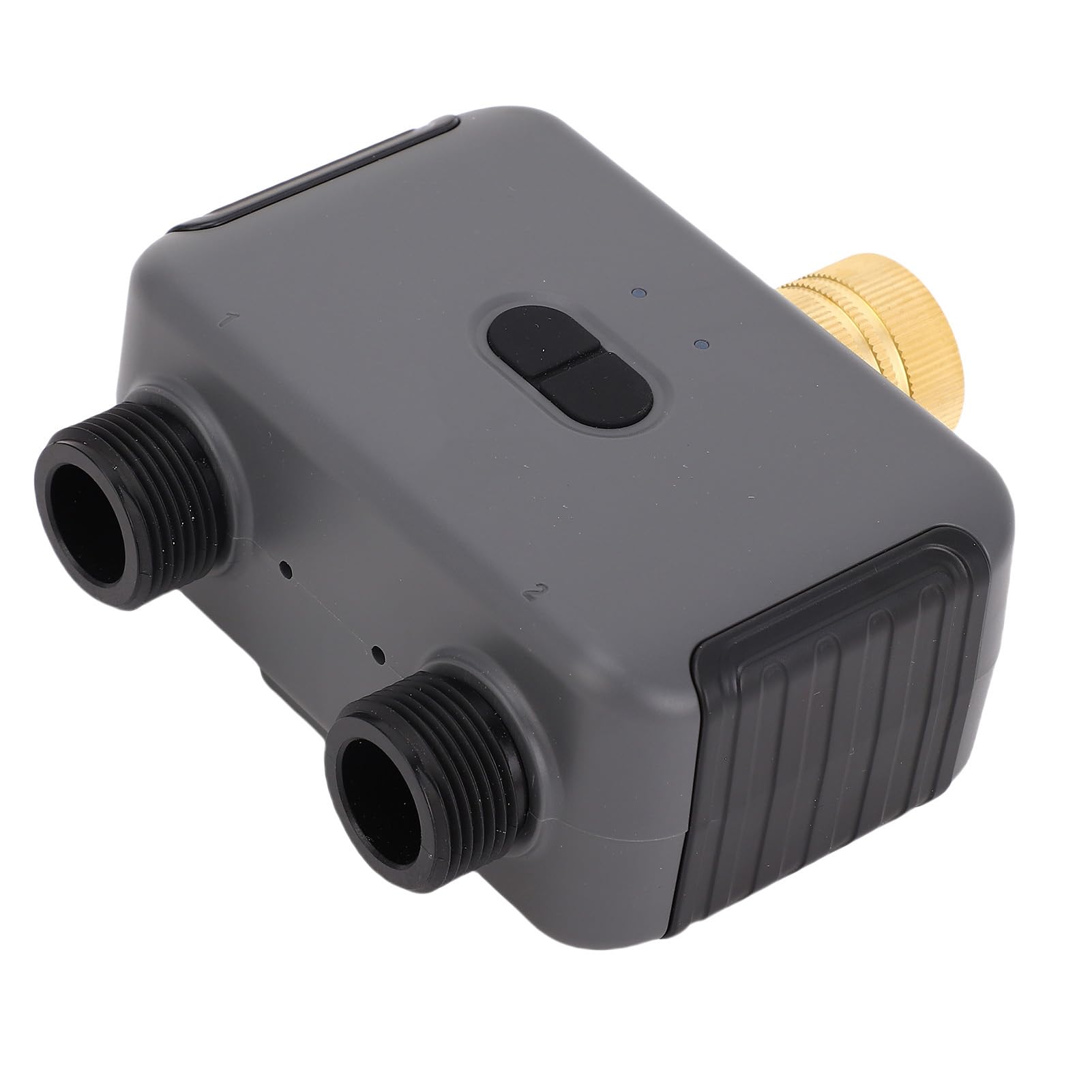 FILFEEL 2-strefowy Timer Zraszacza z Mosiężnym Wlotem G3/4 IP55 Timer Nawadniania do Trawnika Ogrodowego z Podwójnym Wylotem Węża Nawadniania z Opóźnieniem Deszczowym i blokadą