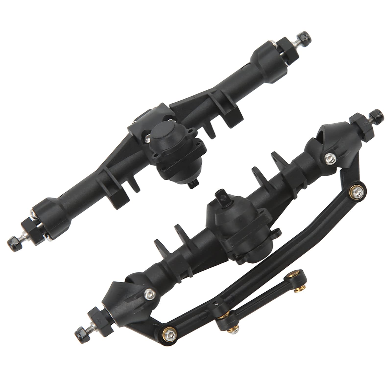 Naroote Kit de Eje Delantero y Trasero para Coche RC, para Axial SCX24