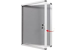 Swansea Acrylic Wall Mounted Display Case | 26x20 Standard Size | Sliding...