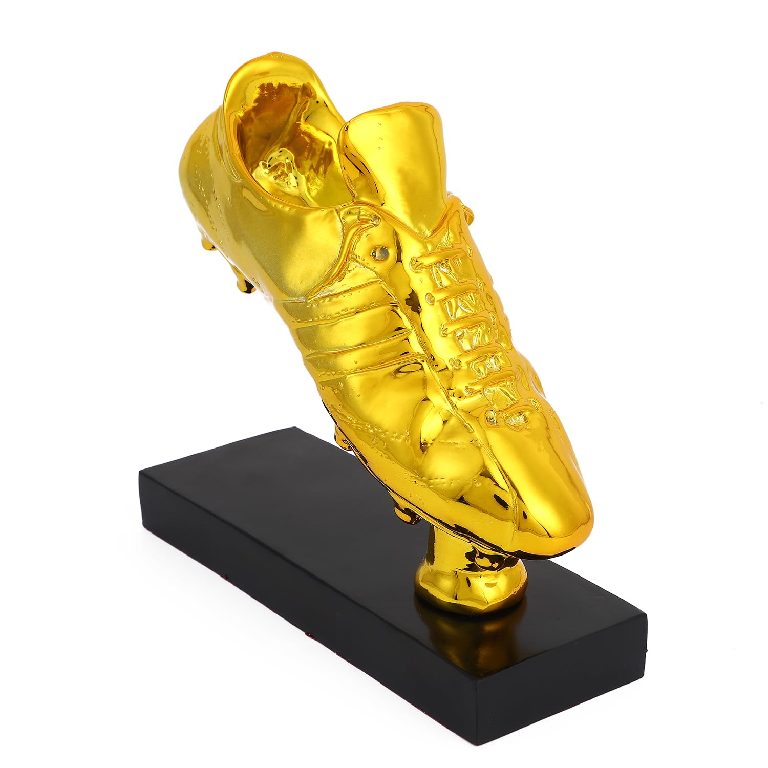 Fubosi 7.08 Inch Golden Boot Soccer Trophy, Soccer Trophy, Best Soccer Trophy Resin Replica with Electroplating Process for Office Decorations Fans