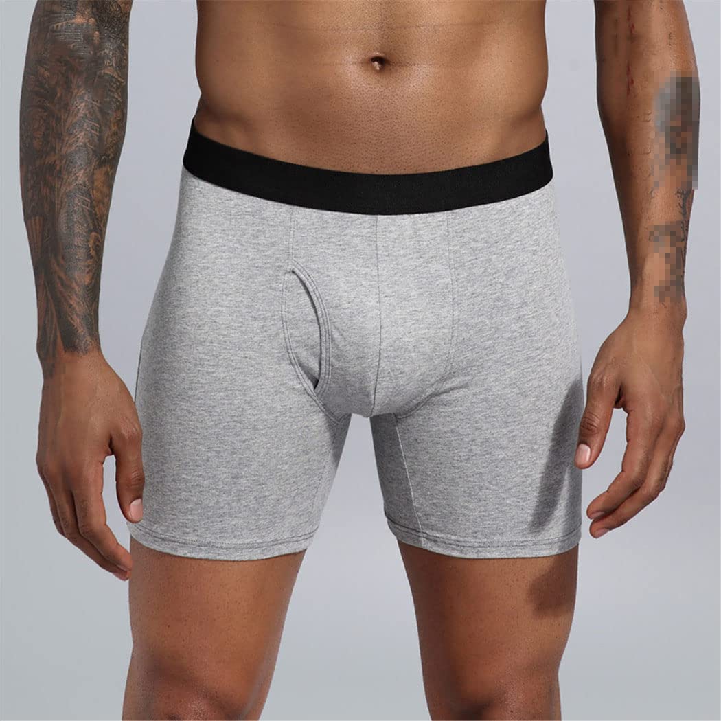 keusyoi 5 Pz/lotto Boxer Pantaloncini Uomo Mutande Lunghe Boxer Degli Uomini Biancheria Intima Pantaloncini Di Cotone Traspirante Pantaloncini Boxer