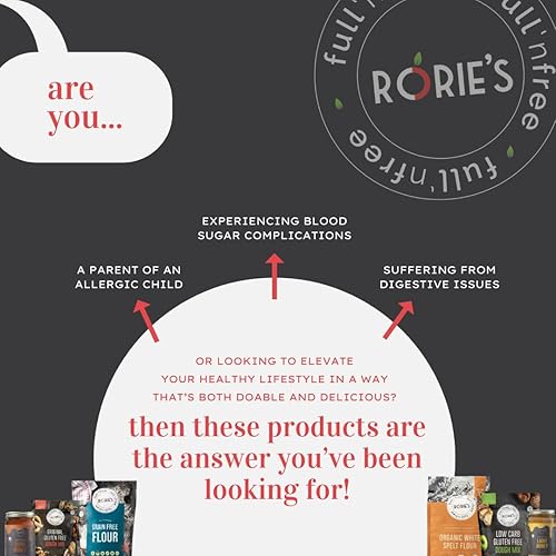 Miniatura 7 de Mezcla de harina sin granos de Rorie's para uso general (2 lb)