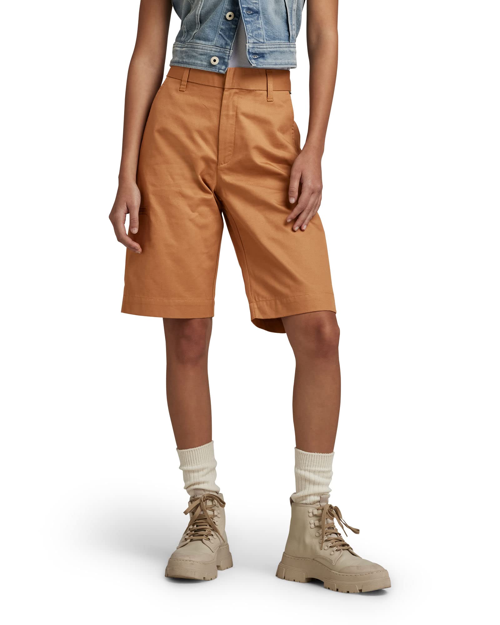 G-STAR Shorts Chino Bermuda Pantalones Cortos para Mujer