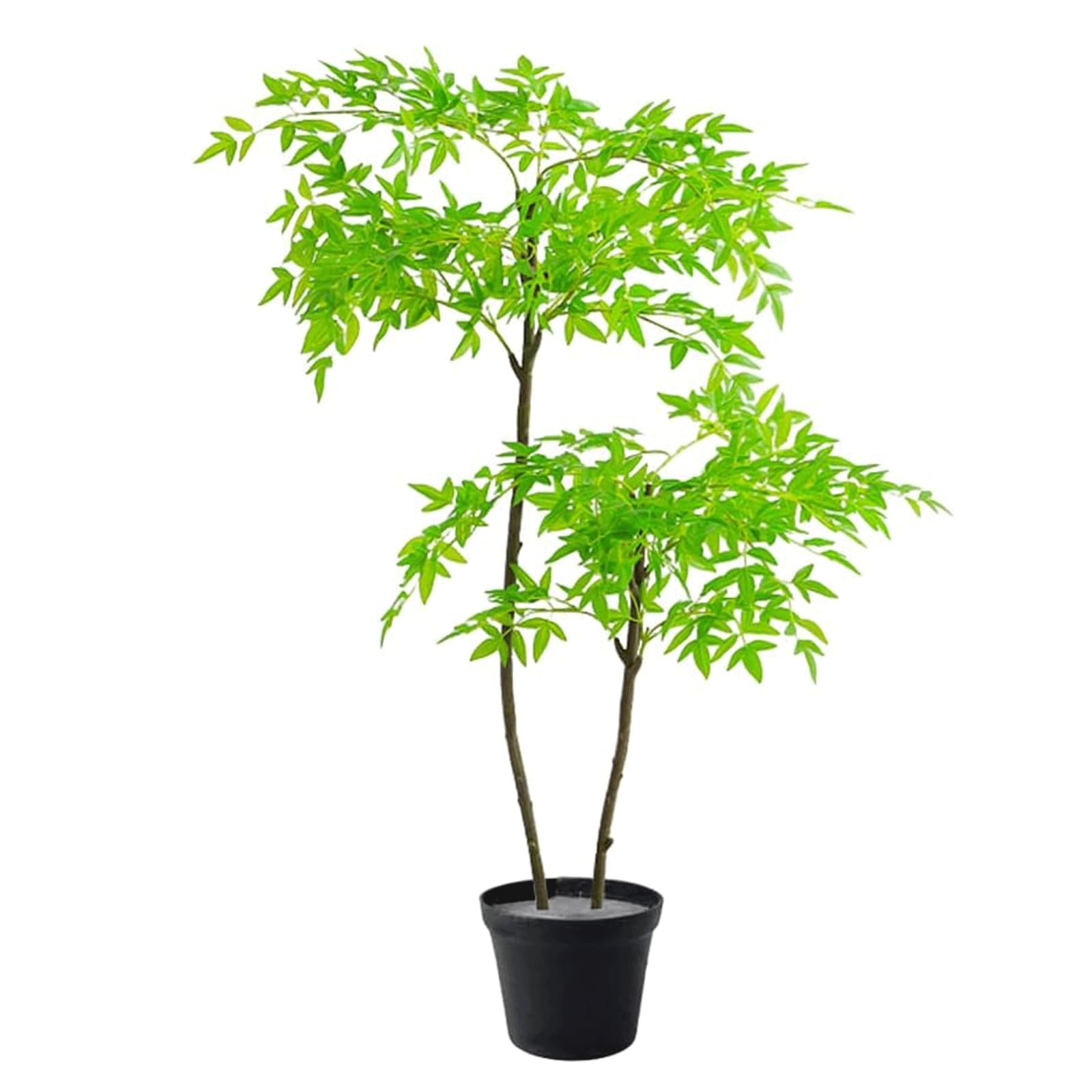 人工観葉植物 約150cm 黒ポット Amazon｜人工観葉植物 150 センチメートル/4.9 フィート人工木人工竹の