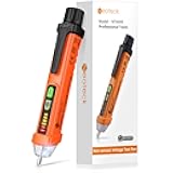 Neoteck Non-Contact AC Voltage Tester Pen, AC 12-1000V, LED Flashlight, Buzzer Alarm for Live/Null Wire Judgment