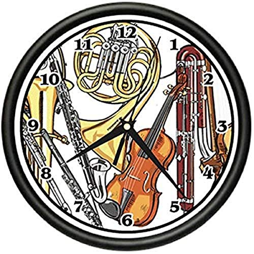 Reloj de Pared Analógico SignMission Orchestra 10 Pulg miniatura 1