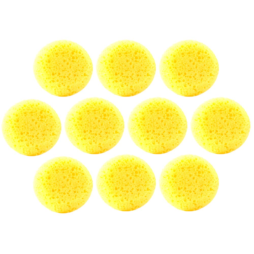 Disguise Stix Face Paint - Water Based Makeup for Kids & Halloween, Hand-Made in the USA, Fun, Safe & Non-Toxic (Accessory Set of 10 Yellow Sponges)