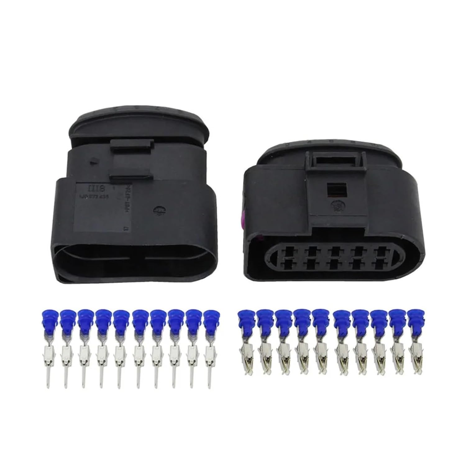 10 Pin Headlamp Plug Plastic Male and Female with Terminal DJ7105A-3.5-11/21 Car Connector(5 Sets)