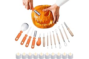 Candle Carving Kit: Halloween Pumpkin Carving Tools, 23 Pack