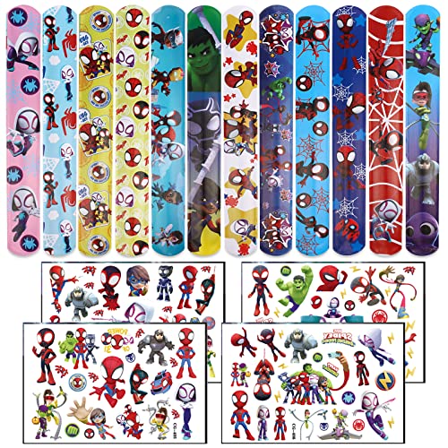 Braccialetti Spiderman per bambini,12 braccialetti...