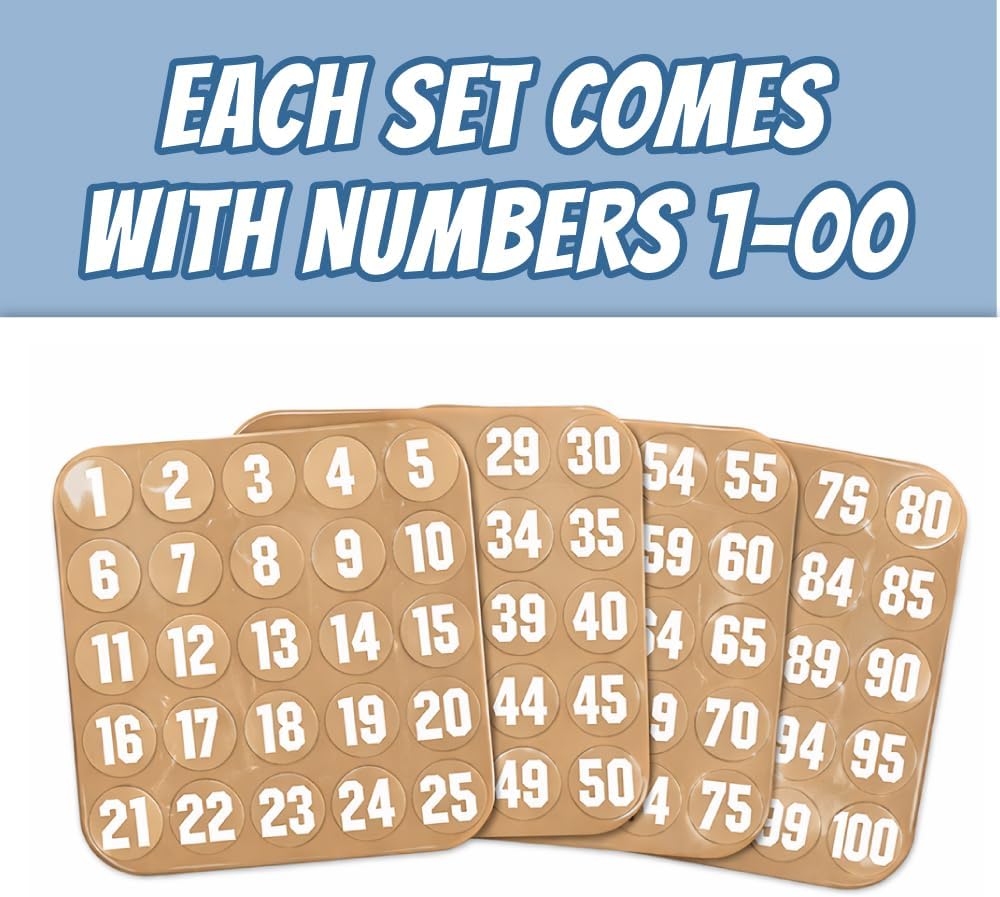 Number Decals for Helmets (Football, Lacrosse, Baseball, Softball, Hockey) 100 Stickers