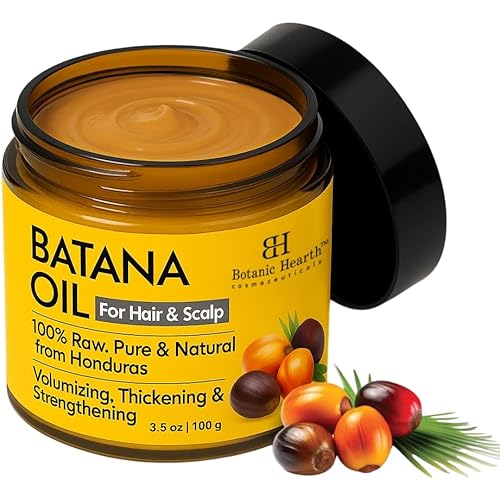 Botanic Hearth Batana Oil For Hair Growth | Batana Butter (3.5 Fl Oz) | Deeply Nourishing & Revitalizing Hair & Skin Care