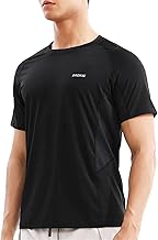 ZENWILL Glaciere Men's Sports T-Shirt, Quick Drying Sport T-Shirts, Gym Short-Sleeved Lightweight for Men