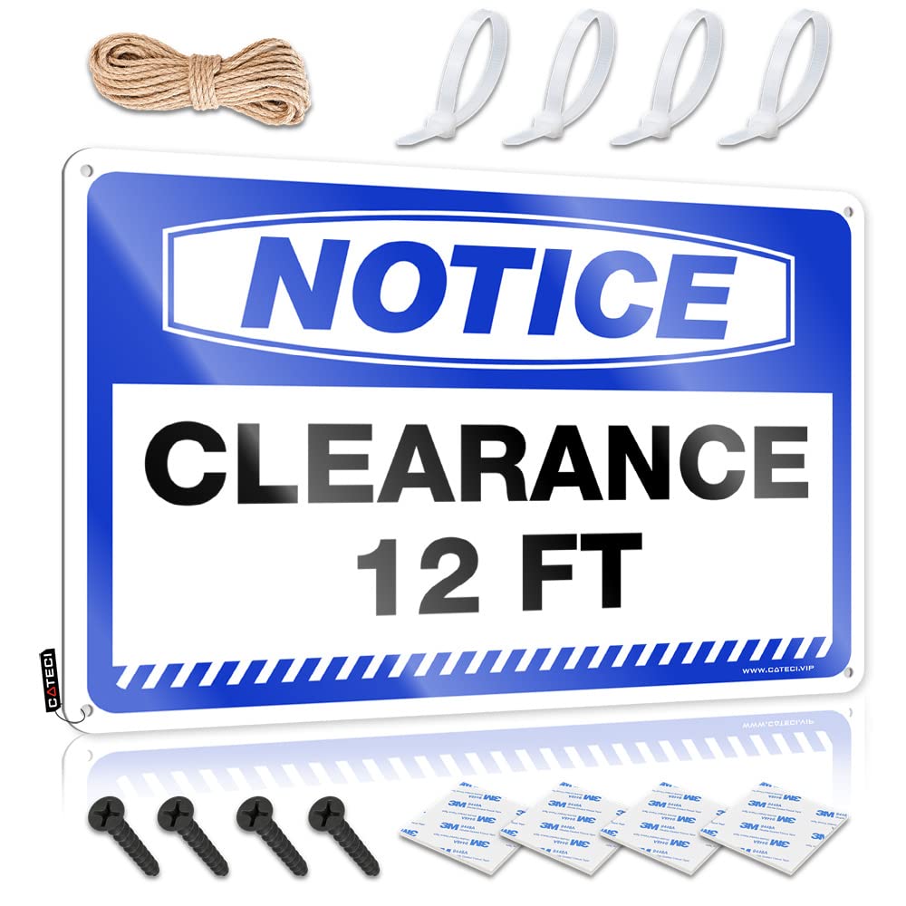 HELIOFORGE Retro Tin Signs Notice Clearance 12 Ft Tin Sign Funny Vintage Metal Sign Mancave Accessories Men(30X40CM)