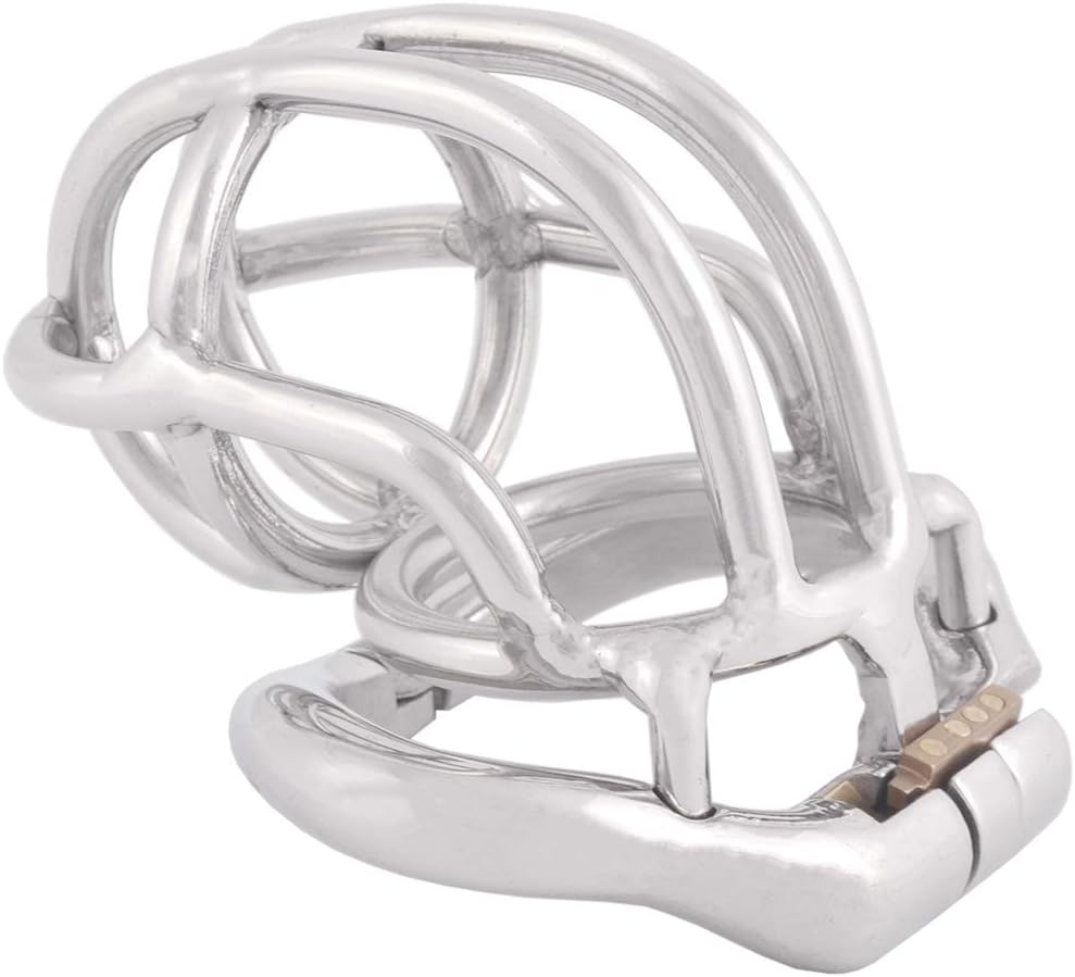 TERNENCE Ergonomic Design Chastity Device 304 Steel Stainless Easy to Wear Male Virginity Lock Chastity Belt K250 (50mm/ L Size)