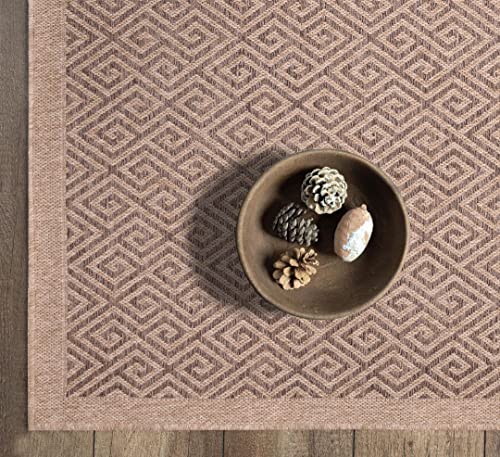 Adiva Rugs Jute Sisal Area Rug In Natural Look For Indoor Outdoor Use, Comfortable, Strong, Durable, Patio, Porch, Hallway (Mocca, 2’ X 3’) #TOP5