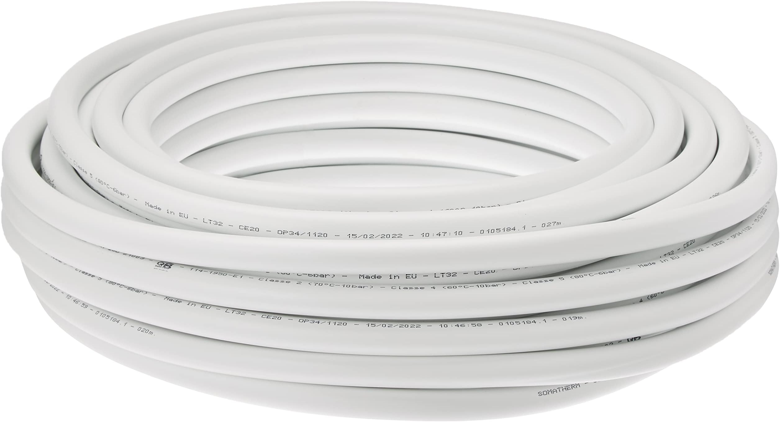 SOMATHERM FOR YOU 302-16-25S Multi-Layer Tube Bare (0.2 mm) Diameter 16-25 m Crown, Grey