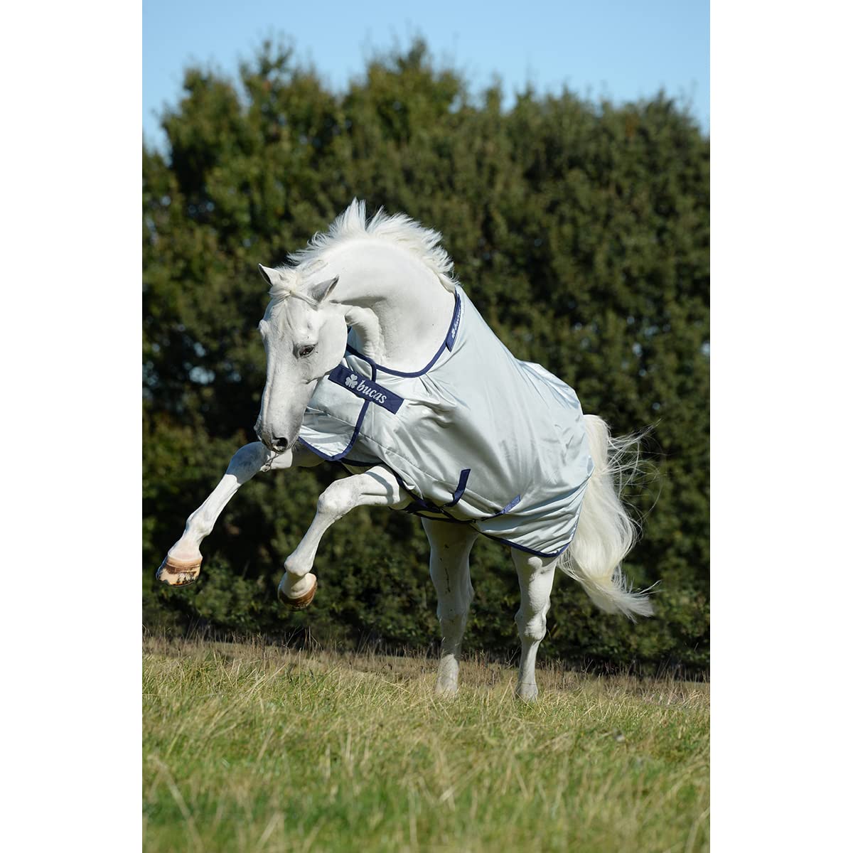 Bucas Outdoordecke Power Turnout Medium 150 g Silver Größe wählbar (140)