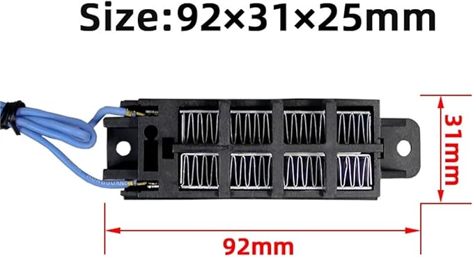 Calefactor Eléctrico Portátil PTC Termostático 110V 100W miniatura 2