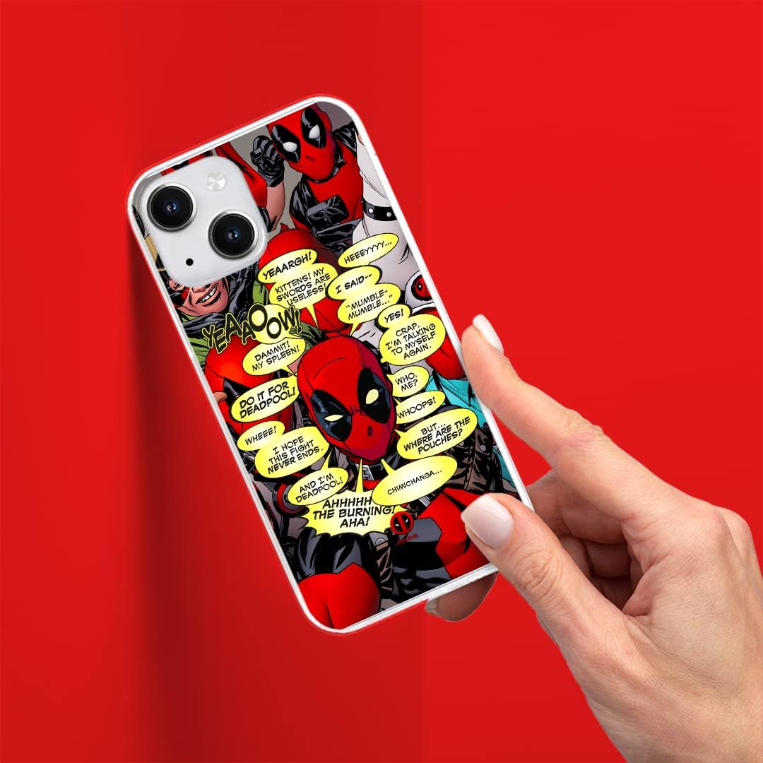 ERT GROUP Mobile Phone case for Xiaomi Redmi Note 11T 5G/11S 5G/Poco M4 Pro 5G Original and Officially Licensed Marvel Pattern Deadpool 008, case Made of TPU