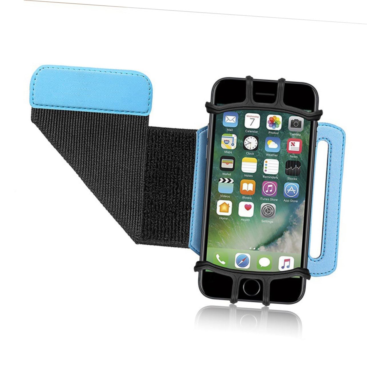 Housoutil 3 Pezzi Supporto Da Polso Per Telefono Per Jogging Girevole A 180° Con Supporto Adesivo Resistente Per Sport