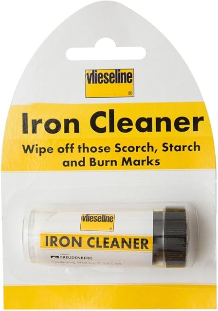 Caraselle Vilene Iron cleaner wipe off scorch starch & burn marks from